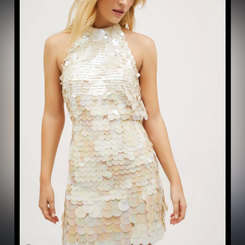 Nasty Gal Sequin Embellished Dress